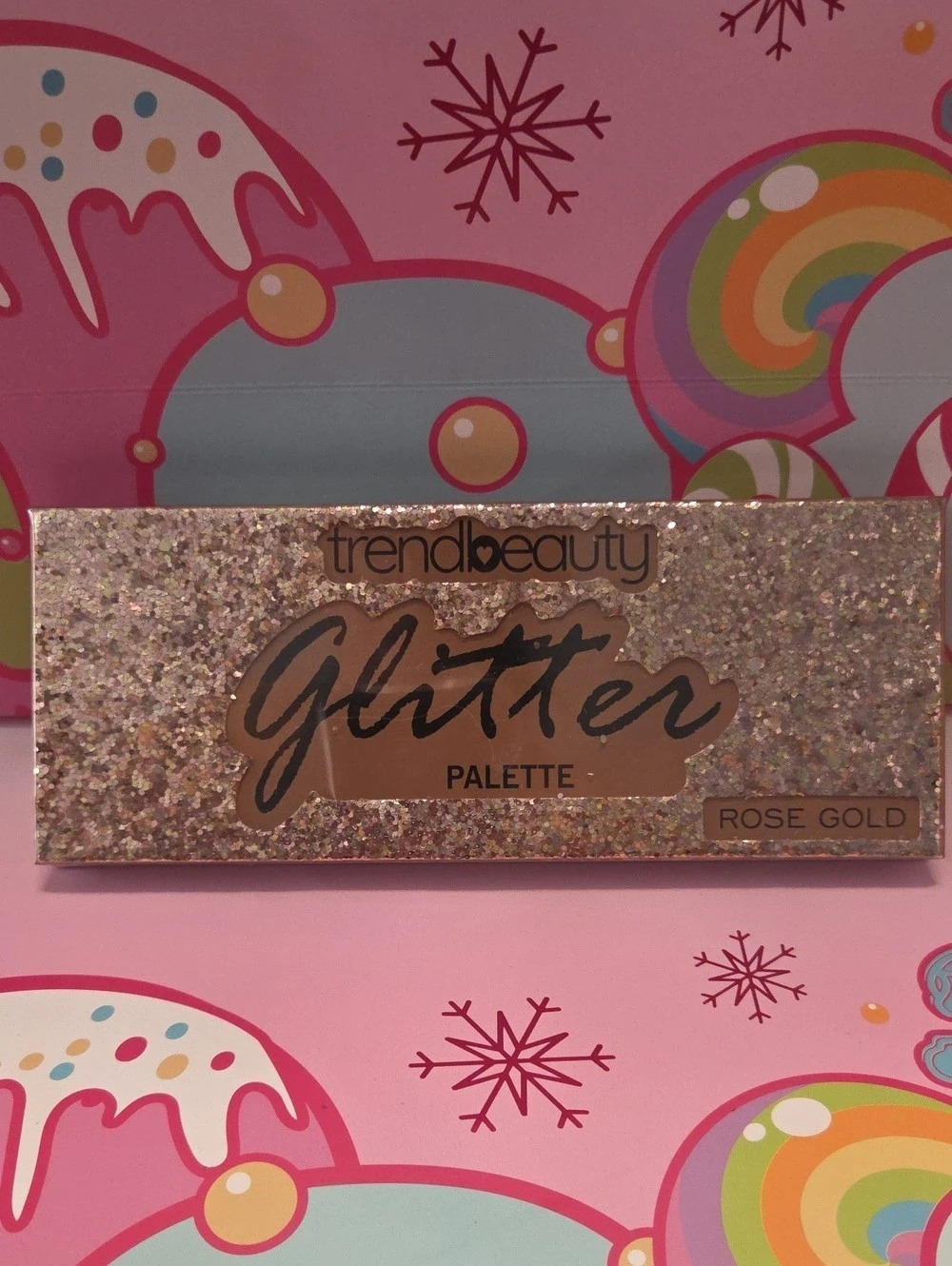 Beauty Creations trendbeauty Glitter Palette Rose Gold NWT